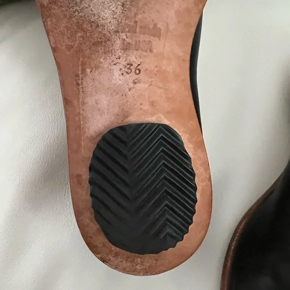 Cydwoq Black Leather Flat Shoes – EU 36 (Fits US 6.5) - Picture 10 of 10